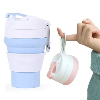 

Portable Silicone Telescopic Drinking Cup Collapsible Folding Cup Home Office Outdoor Travel Camping Hiking 51-350ml Capacity