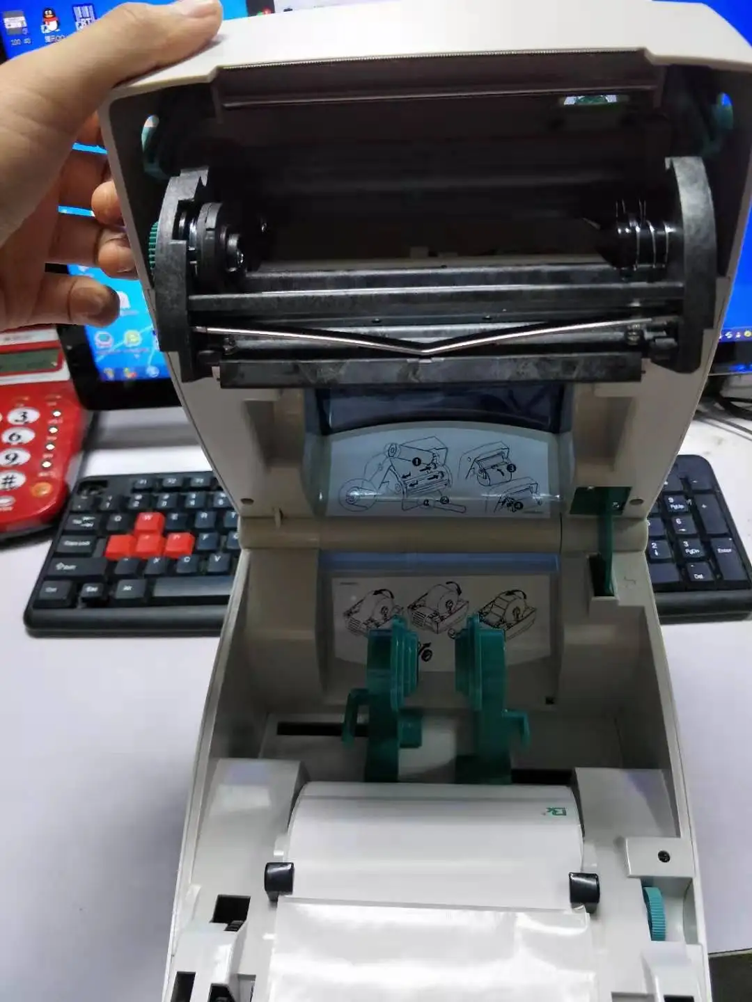 Impresora de código de barras Zebra GC420t gc420t, dispositivo de impresión  de código de barras USB, Control printerprincipal PCBA,  Ser./USB/Par|Cartón| - AliExpress