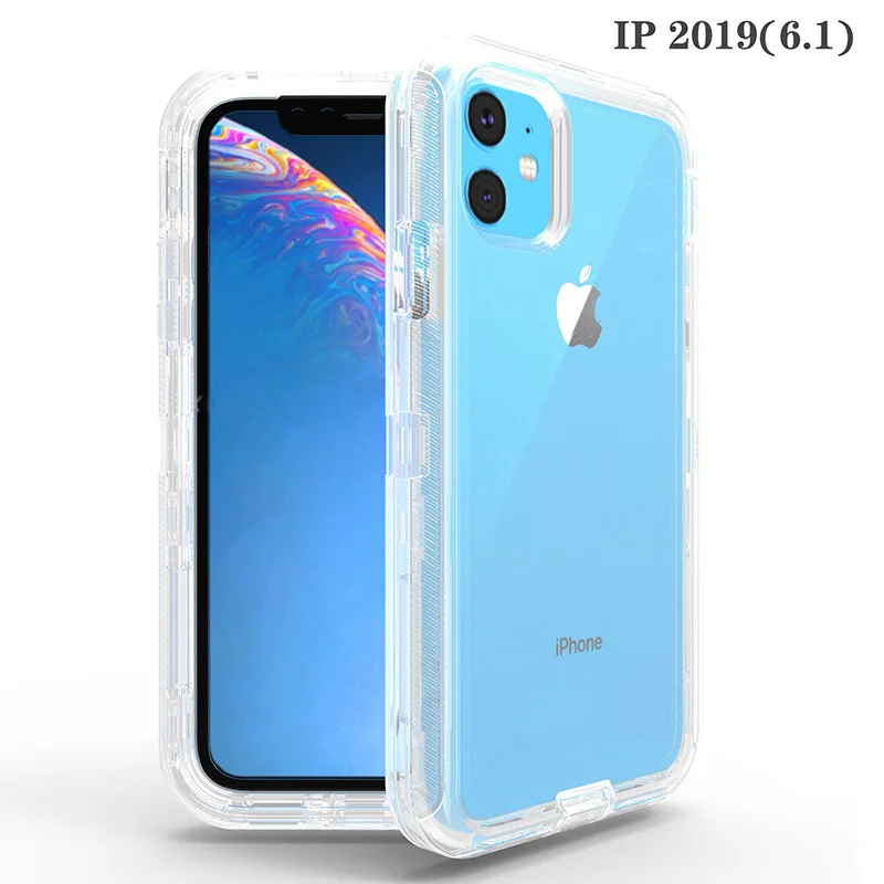 Прозрачный и прочный защитный чехол mgранг из ТПУ для iphone xr Мягкий Apple X XsMAX 8Plus 7Plus