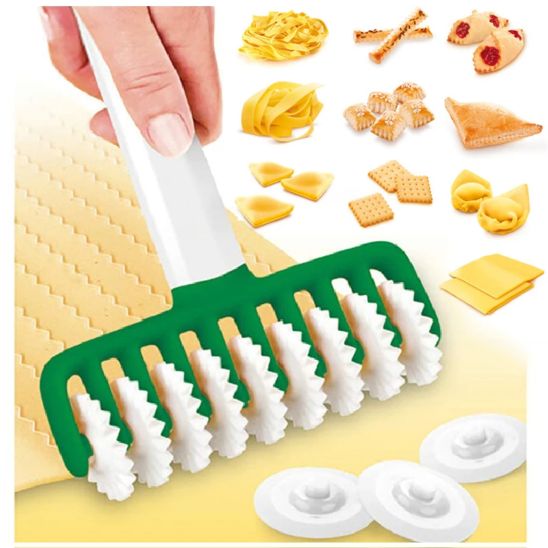 1pcs Plastic Ravioli Pasta Maker Kitchen Dough Noodle Pasta Cutter