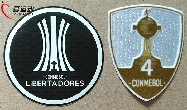 Ривер Плейт копа LIBERTADORES набор патчей CONMEBOL трофей 4 LIBERTADORES футбольная нашивка