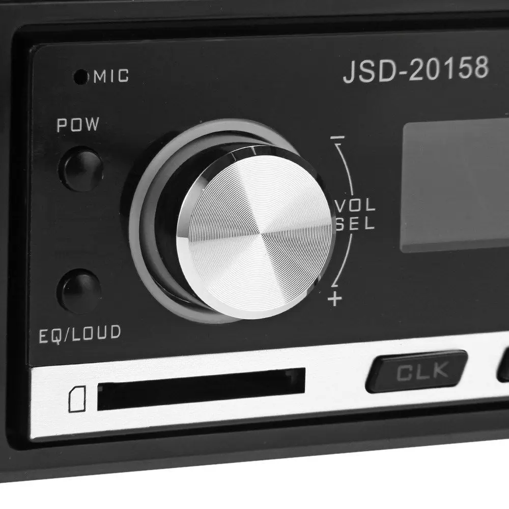 ID3 display Bluetooth Car Audio Stereo MP3 Player Car MP3 JSD-20158 Radio With Remote Control WMA MP3 WAV L/R RCA audio output