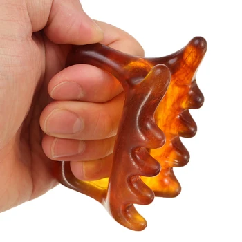 

Resin Body Massage Spine Cervical Vertebra Physical SPA Scraping Massager Promote Blood Circulation Health Care Tool