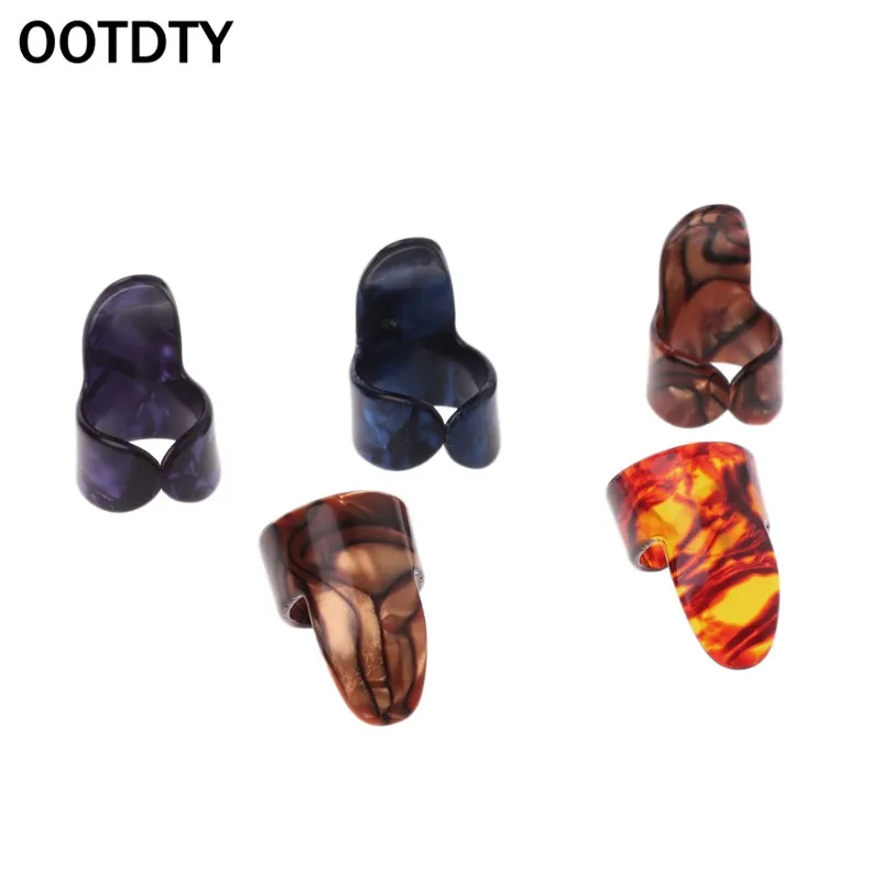OOTDTY Index Finger Guitar Pick Celluloid Mediator for Acoustic Electric Guitar suit for guitar