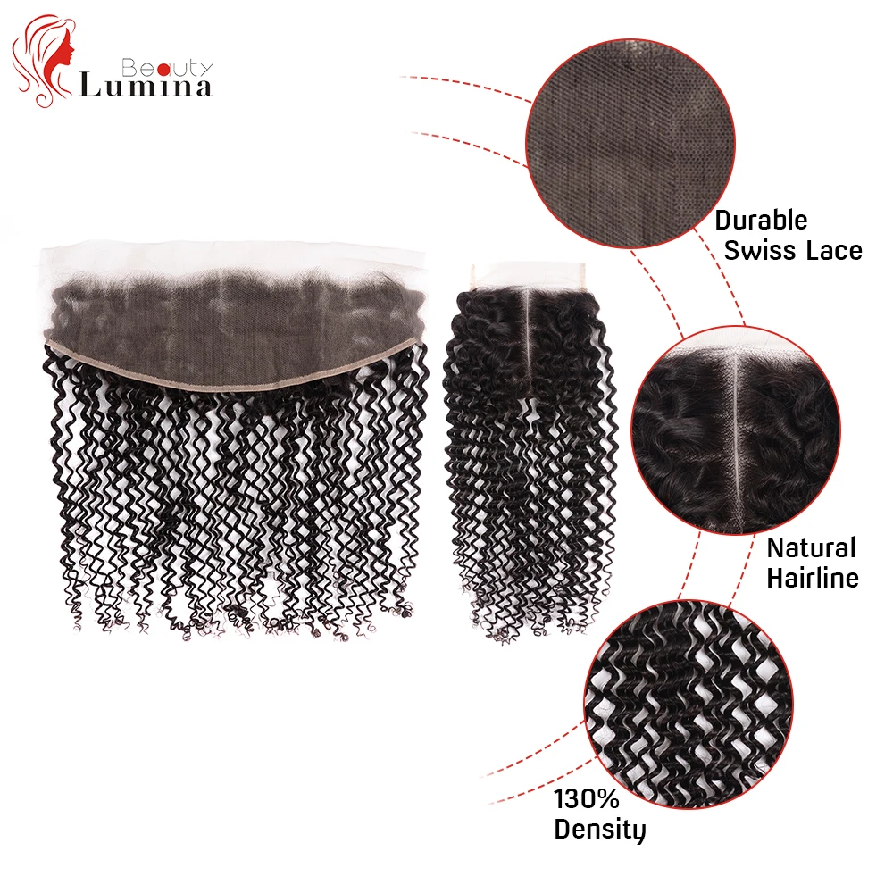 Brazilian kinky curly lace frontal free part natural black color 100% Remy human hair kinky curly lace closure 8-22inches human hair closure,human hair lace product,human hair frontal