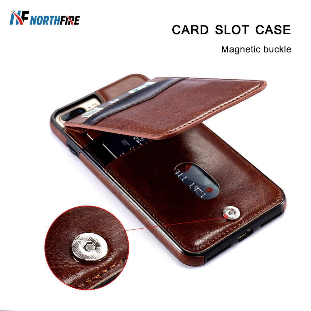 Retro PU Leather Case For iPhone 11 Pro Max 7 Card Slots X/XR/XS 6/6S/7/8 Plus Phone Holder Back Cover |