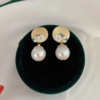 

Light The Luxury of Hand Made Baroque Pearl Earrings 14K Gold Filled Earring Jewelry For Women Best Gift