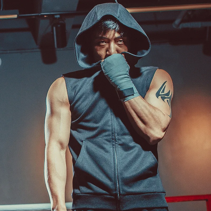 Yd спортивный костюм без рукавов с капюшоном, рубашка для бега, толстовка на молнии, тренировочный костюм для занятий йогой, блузка спортивного типа, футболка