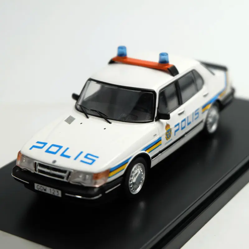 Премиум X 1/43 для SAAB 900i шведская полиция 1987 PRD450 литье под давлением модели