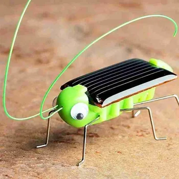 

Creative Mini Solar Grasshopper Model Toy Children Solar Powered Grasshopper Insect Model Gadget Educational Toy Funny Kids Gift