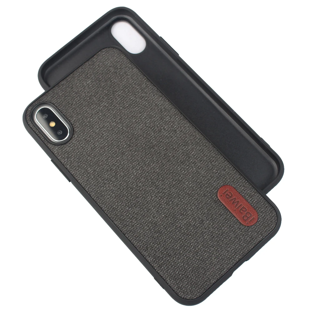 Protective Back Cover for iPhone 6 Plus Cloth Texture Phone Case Silicone TPU Luxury 6S Fabric Capa | Мобильные телефоны и