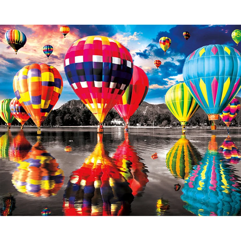 DIY 5D Diamond Painting Mosaic Turkey Hot-Air Balloons Handmade Cross stitch Set Embroidery home decor gift LG3084 | Дом и сад