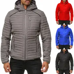 2019 зимние мужские пальто теплые толстые мужские куртки пальто модные стеганые повседневные парки с капюшоном мужские пальто брендовая