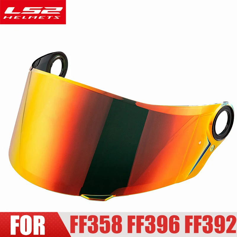 LS2 ff358 FF392 FF396 Полнолицевой мотоциклетный шлем очки линзы черный серебряный