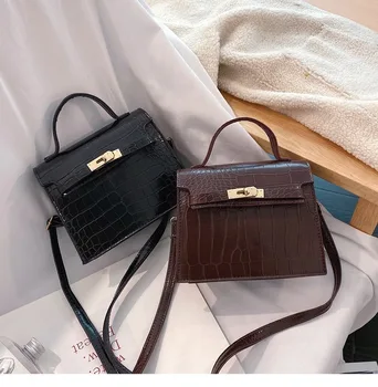 

2020 summer new fashion crocodile pattern ladies bag handbag European and American fashion diagonal shoulder bag