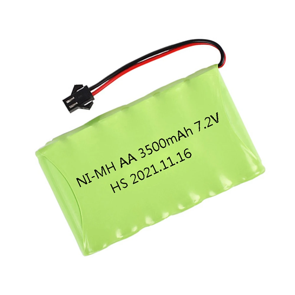 Batterie aste pour télécommande, jouet électrique, bateau à outils,  2400mAh, 7.2V, 7.2V, 7.2V