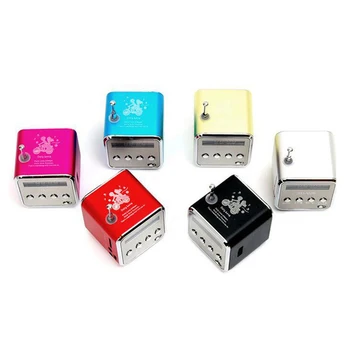 

120pcs/lot TD-V26 Wireless speaker Metal TF card / U Disk portable mini speaker wireless audio Universal type 5.0