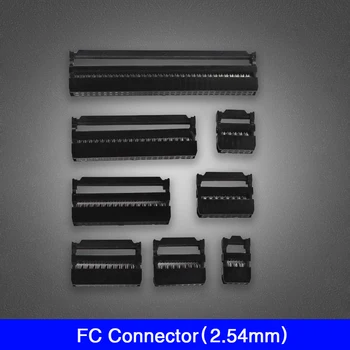 

Female Header FC 2.54 mm pitch Socket Connector Skillful Manufacture IDc 6P/8P/10P/12P/14P/16P/18P/20P/24P/26P/30P/34P/40P~64Pin