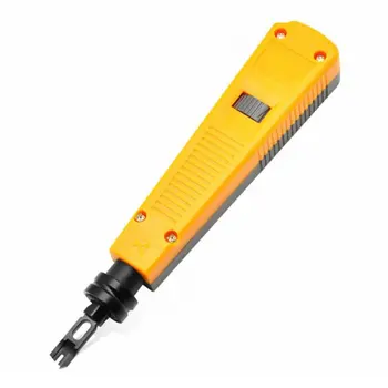 

Hand Wire Cutter Telecom Press Pliers LSA Punch Down Tool for AMP Patch Panel RJ11 Telephone Module Wire Cutter