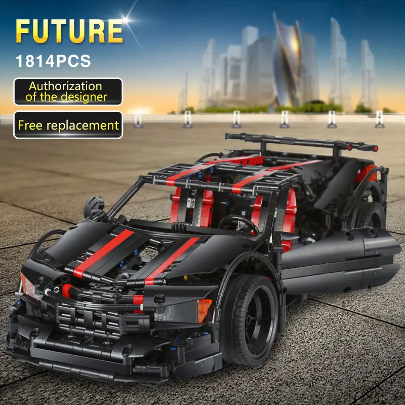 DHL XINGBAO 07003 MOC Technic автомобильные игрушки Assassin X19 Набор строительных блоков Кирпичи Модель автомобиля детские игрушки смешной Рождественский подарок