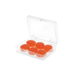 6PCS Earplugs Protective Ear Plugs Silicone Soft Waterproof Anti-noise Earbud Protector Swimming Showering Water Sports