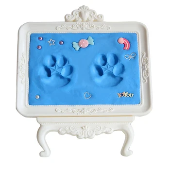 

Safe Newborn Baby Souvenirs Hand Foot Print Baby Handprint Footprint Mud Maker Keepsake Soft Clay Baby items for newboms Gift