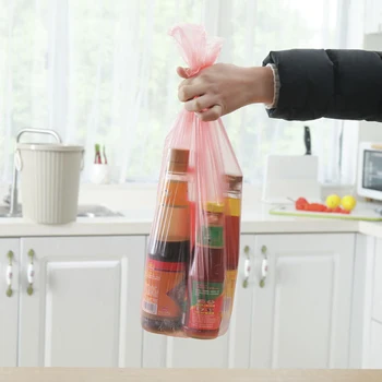 

100 Counts Disposable Garbage Bag Trash Bags for Bathroom Trash Can Kitchen Bin Liners LB88