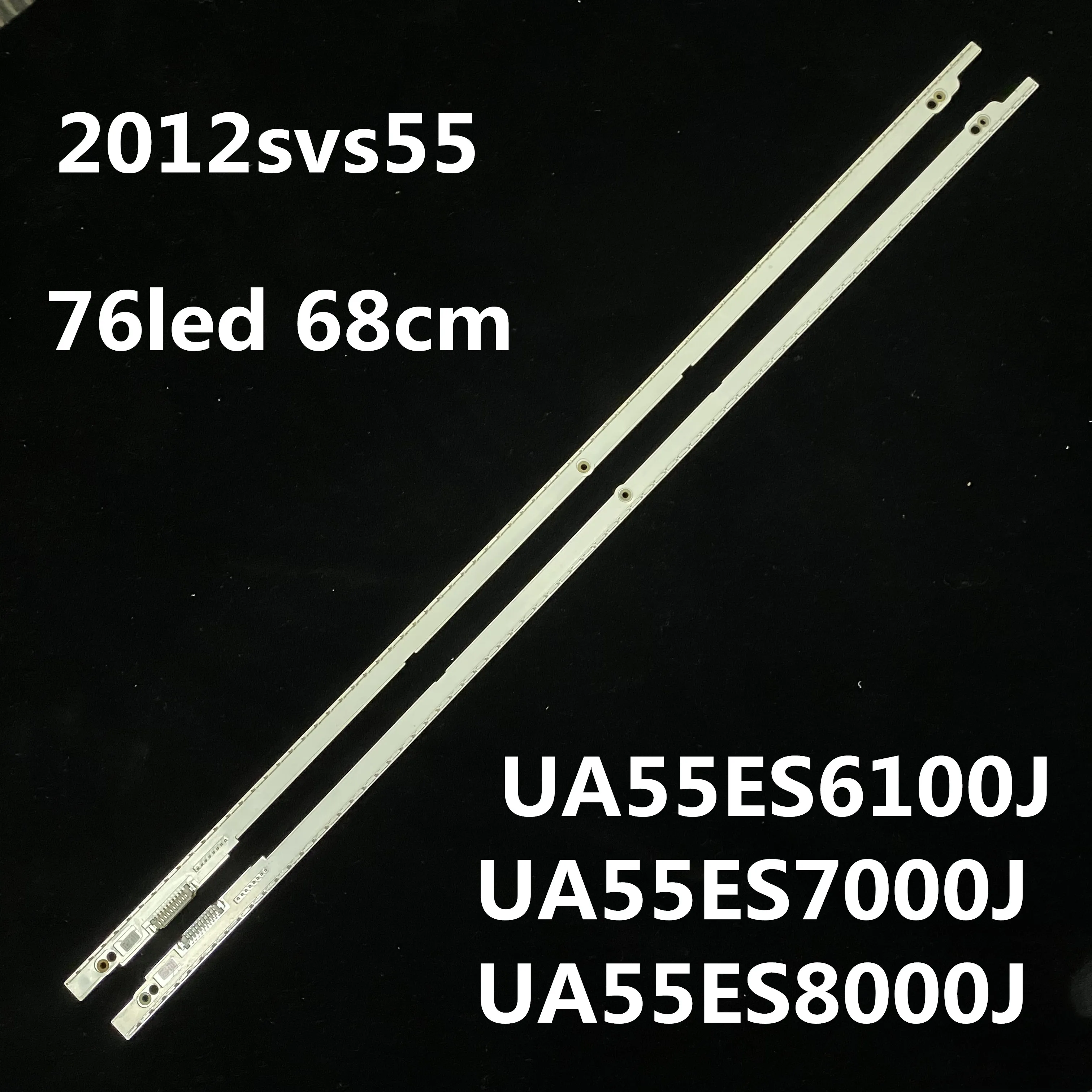 68 см Светодиодная лента подсветки 76 светодиодов для Samsung 55 дюймов ТВ UA55ES6100J UA55ES7000J