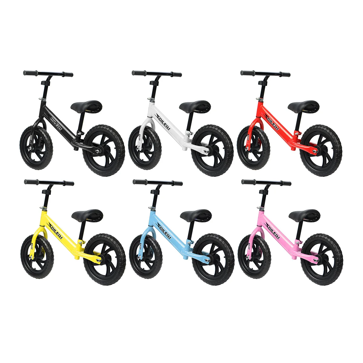 Balance Bike for Kids 2-6 Years Old Boys Girls 75KG Load Children for Learning Kids Metal 75--130CM