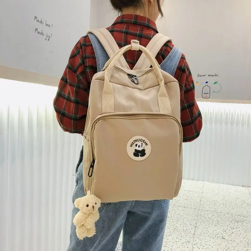 

Teen Cartoon Cute Backpack Women College Student School Bags for Teenage Girls Travel Bagpack High School Back Pack Female 2020