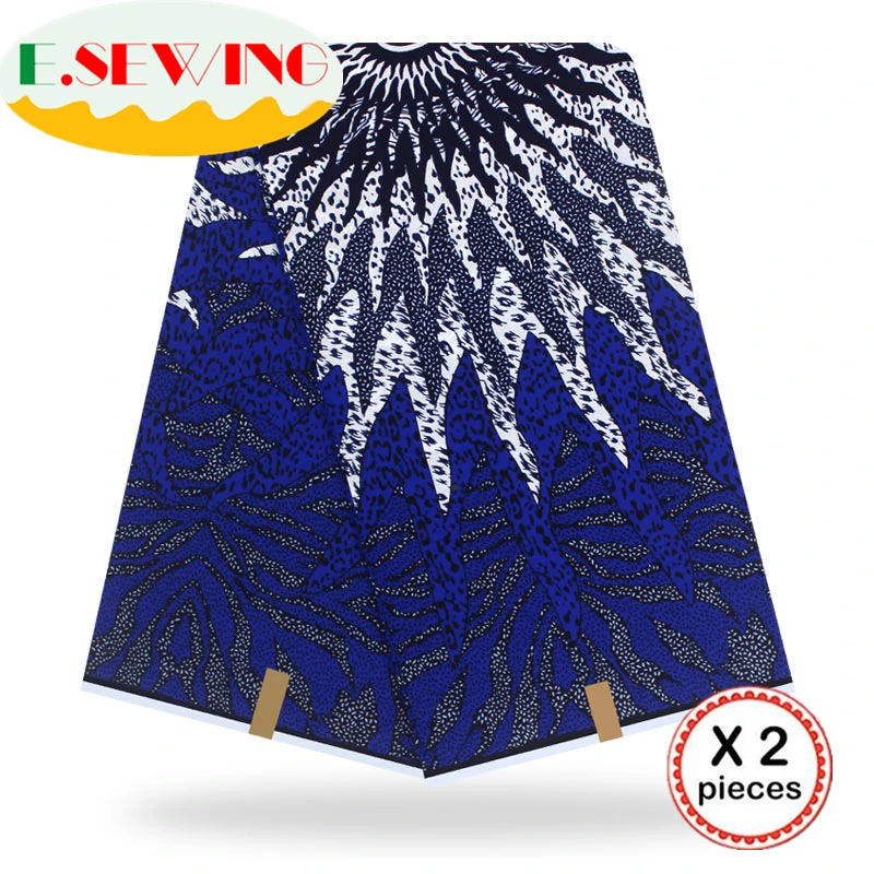 Анкара африканская вощеная ткань принтом 12 ярдов хлопок настоящий голландский воск Гана нигерийский стиль для шитья африканские платья одежда 06