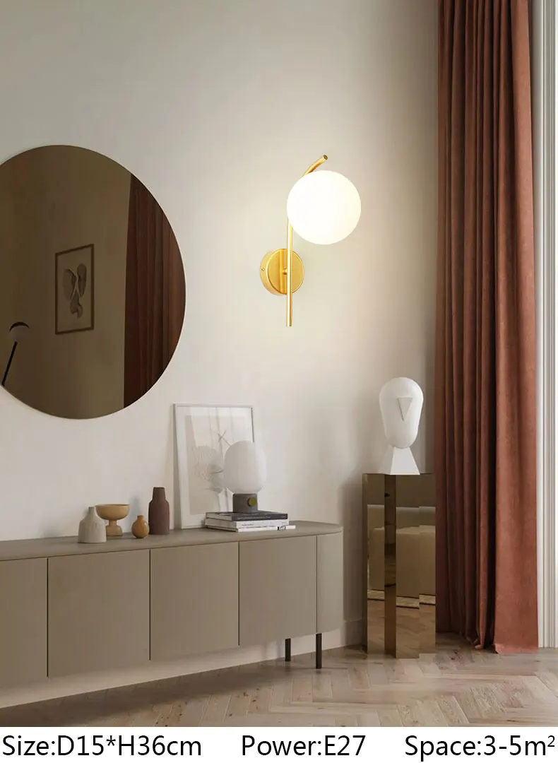 Lâmpada de Parede Sala de Estar Sala de Jantar Luz de Parede para o Quarto Moderna Lâmpadas Arandela Cozinha Parede Iluminação 110v 220v Led E27 4 quarto sala de estar sala de jantar