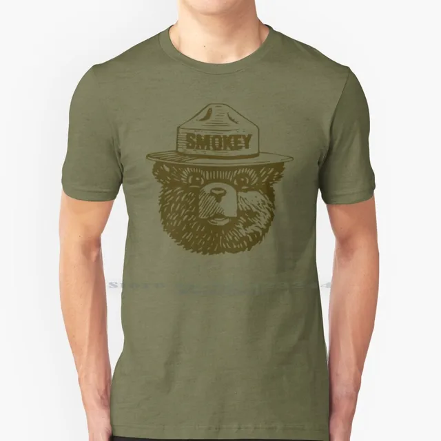 Pure Cotton Smokey Bear Weed Dank Buds 