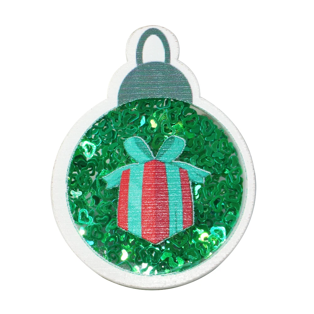 David accessories 25 шт./лот 46*60 мм Merry Christmas с принтом зыбучих песков с блестками акрил "сделай сам" с бантом Сумка Материал, украшение дома, 25Yc7677