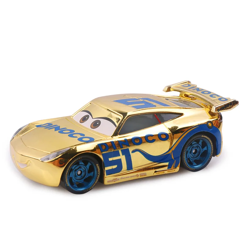 Disney Pixar Cars 2 3 Lightning McQueen Mater Jackson Storm Ramirez 1:55 Diecast Vehicle Metal Alloy Boy Kid Toys Christmas Gift