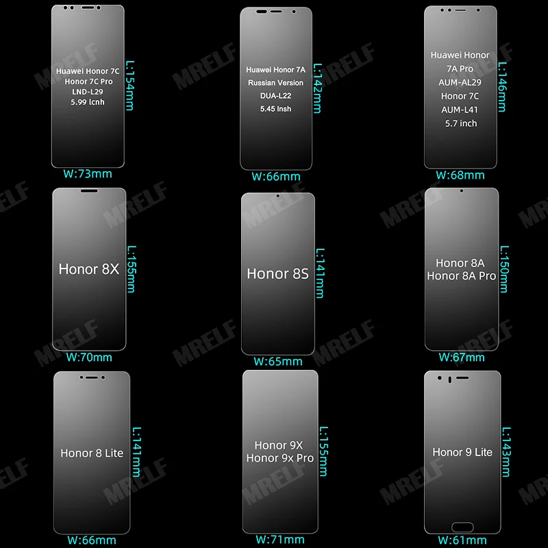 Закаленное стекло для huawei Honor 8x 8a защитное стекло на Honor 8x Lite 9 Защитная пленка для экрана защитное стекло 9x Honor 7A 7c Pro