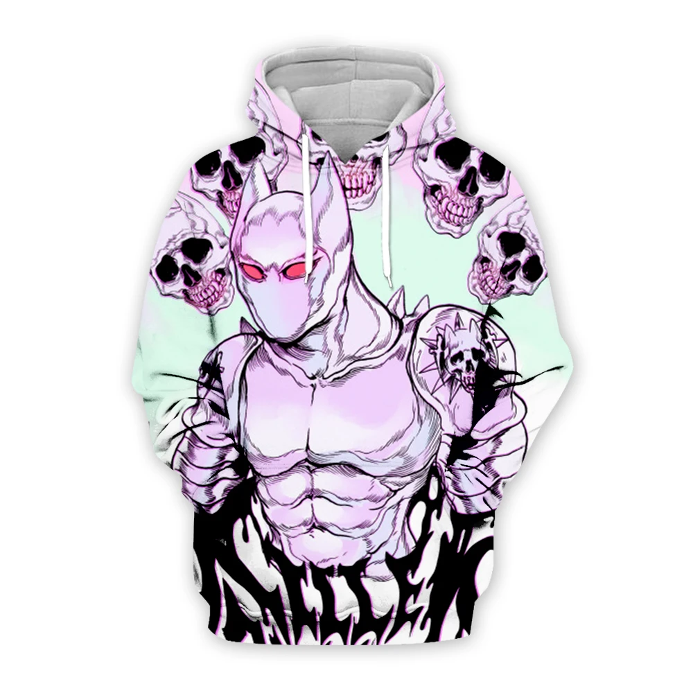 

Spring Autumn Style Hoodie Men's 3d Cartoon Long Sleeve Sweatshirt Loose Hooded Collar Outdoor Casual Coat L12