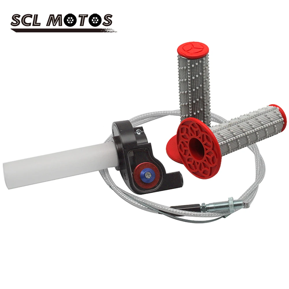 SCL MOTOS универсальный мотоцикл дроссельной заслонки ручка газа + кабель ручки на