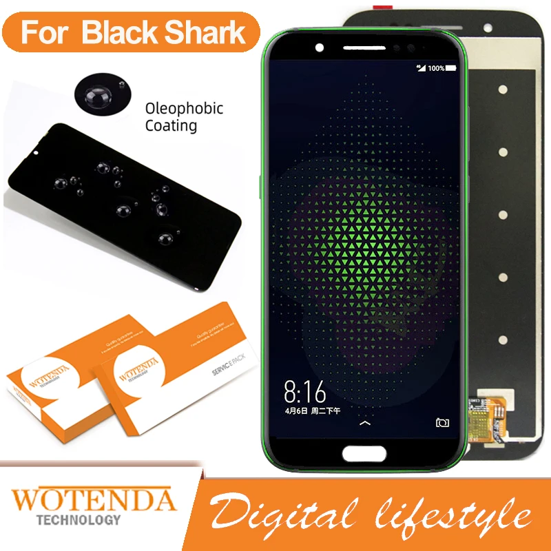 Оригинальный ЖК-дисплей 5 99 дюйма для Xiaomi Black Shark сенсорная панель дигитайзер в