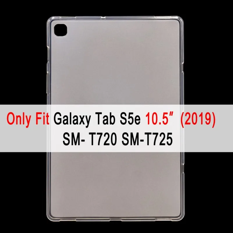 Тонкий чехол для samsung Galaxy Tab s5e 10,5 SM-T720 SM-T725 T720 T725 Крышка для samsung Tab S6 10,5 SM-T860 SM-T865 чехол+ подставка для ручек - Цвет: SM-T720 SM-T725 Case
