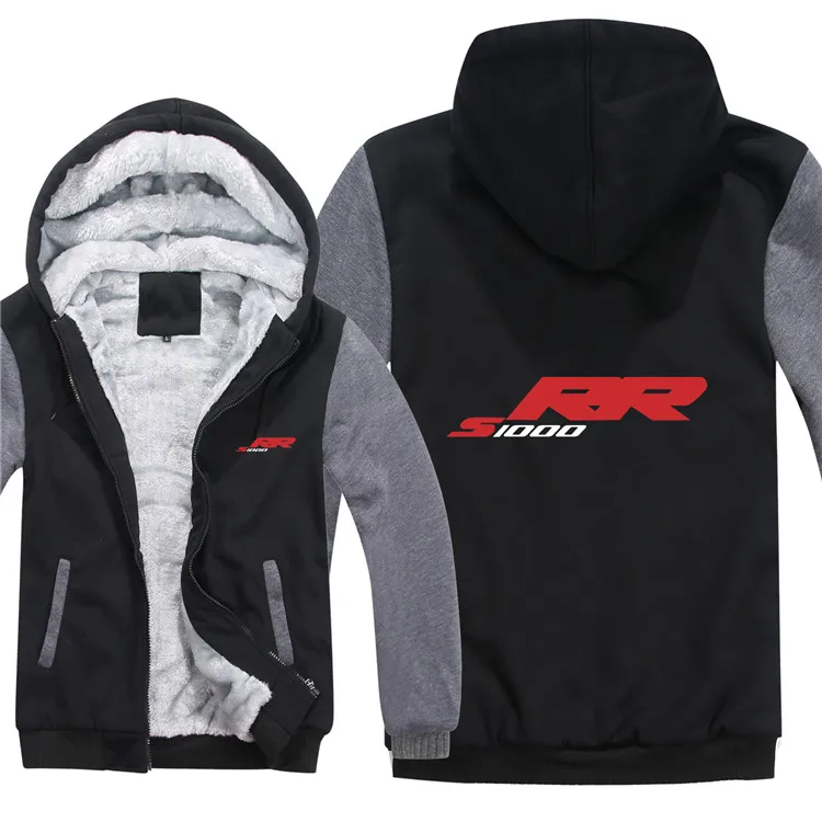Зима S1000RR мотоциклетные толстовки мужские P шерстяная куртка с подкладкой утепленная S 1000 RR S1000 RR толстовки с капюшоном HS-074 - Цвет: as picture