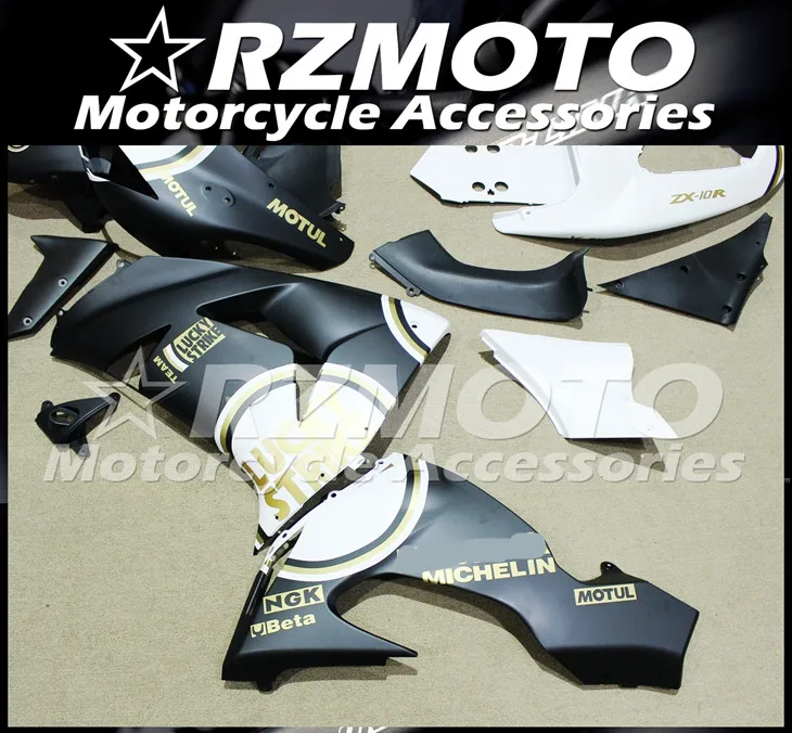 ABS мотоцикл обтекатель комплект для KAWASAKI ZX-10R 2006-2007 год кузов литьевая форма Магазин № 2233