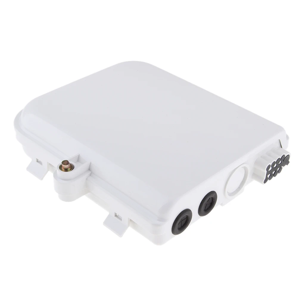 

1Set Wall Panel Indoor Outdoor Fiber Optic Terminal Box PLC Distribution Box 8Cores FTTH Box