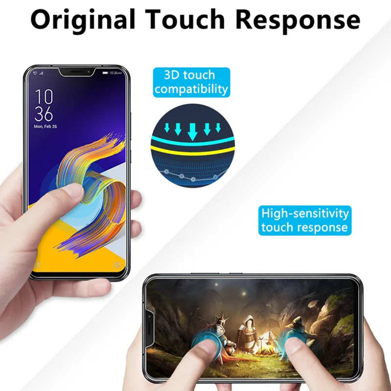 Взрывозащищенное Закаленное стекло Для Zenfone 6 ZS630KL Защита экрана для Asus 5Z ZS620KL Защитное стекло для Zenfone 5 ZE620KL
