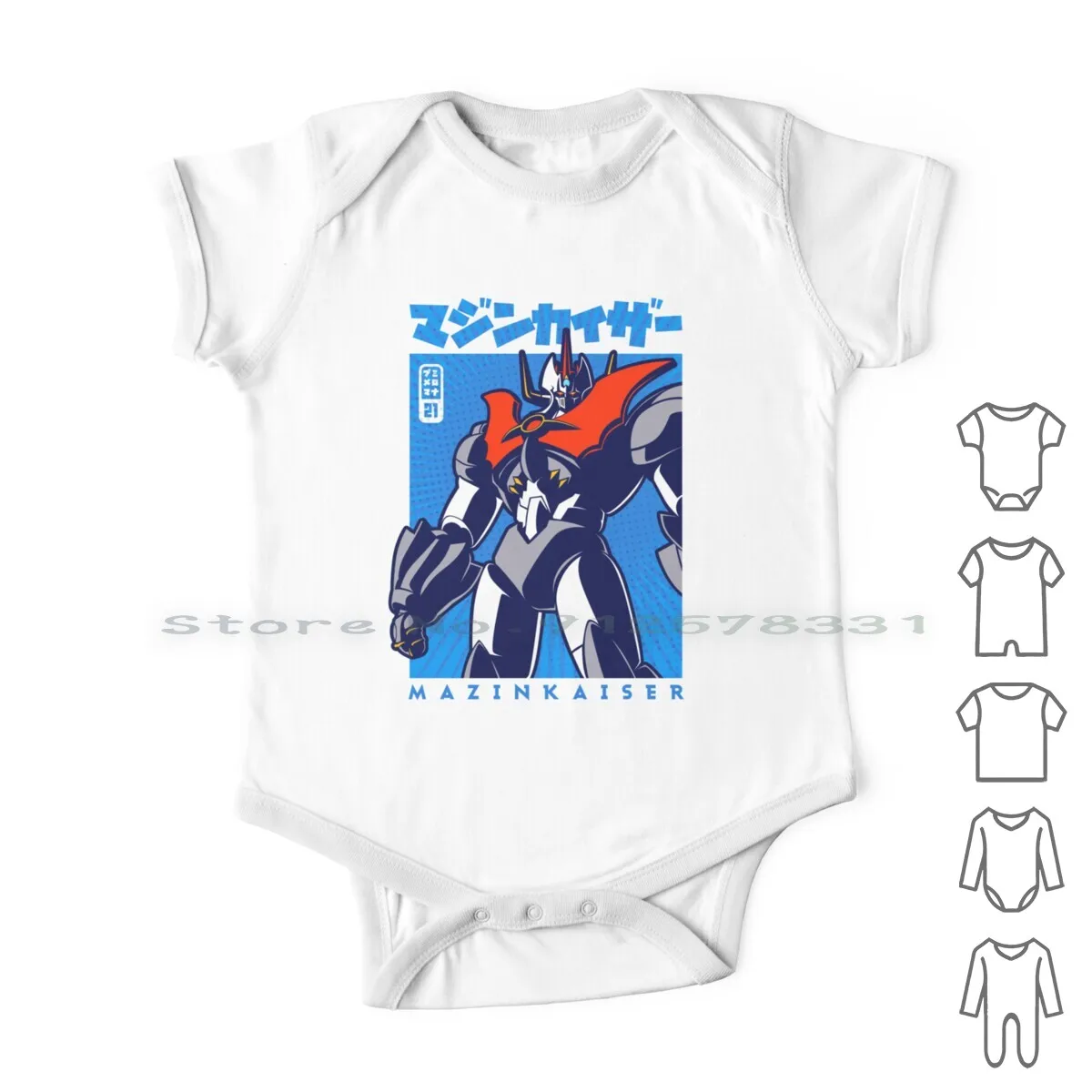 206 Pop Mazinkaiser Neonato Vestiti Pagliaccetti Tute Di Cotone Mazinkaiser Z Mazinga Koji Super Robot Vertor Art Classic