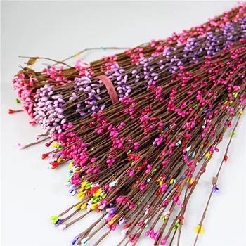 

DIY Garland Rattan Handmade 65cm Garland Rattan Small Berry Rattan Garland Material Rattan