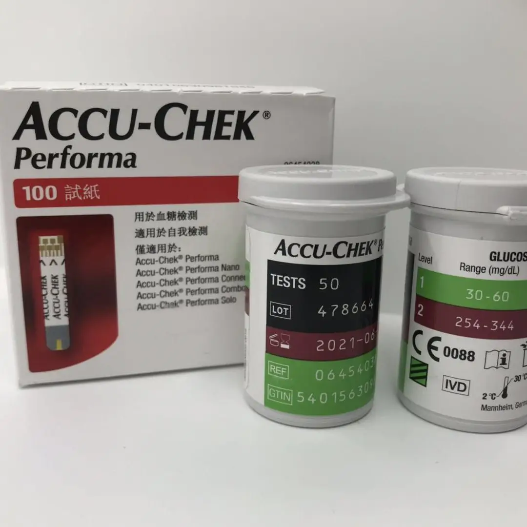 Accu Chek Performa Test Strips Blood Glucose Meter Diabetic Tester