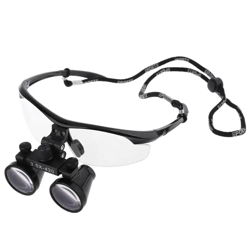 

3.5X Head Wearing Dental Loupe Ultralight Binocular Magnifier Goggle Dentist oupes
