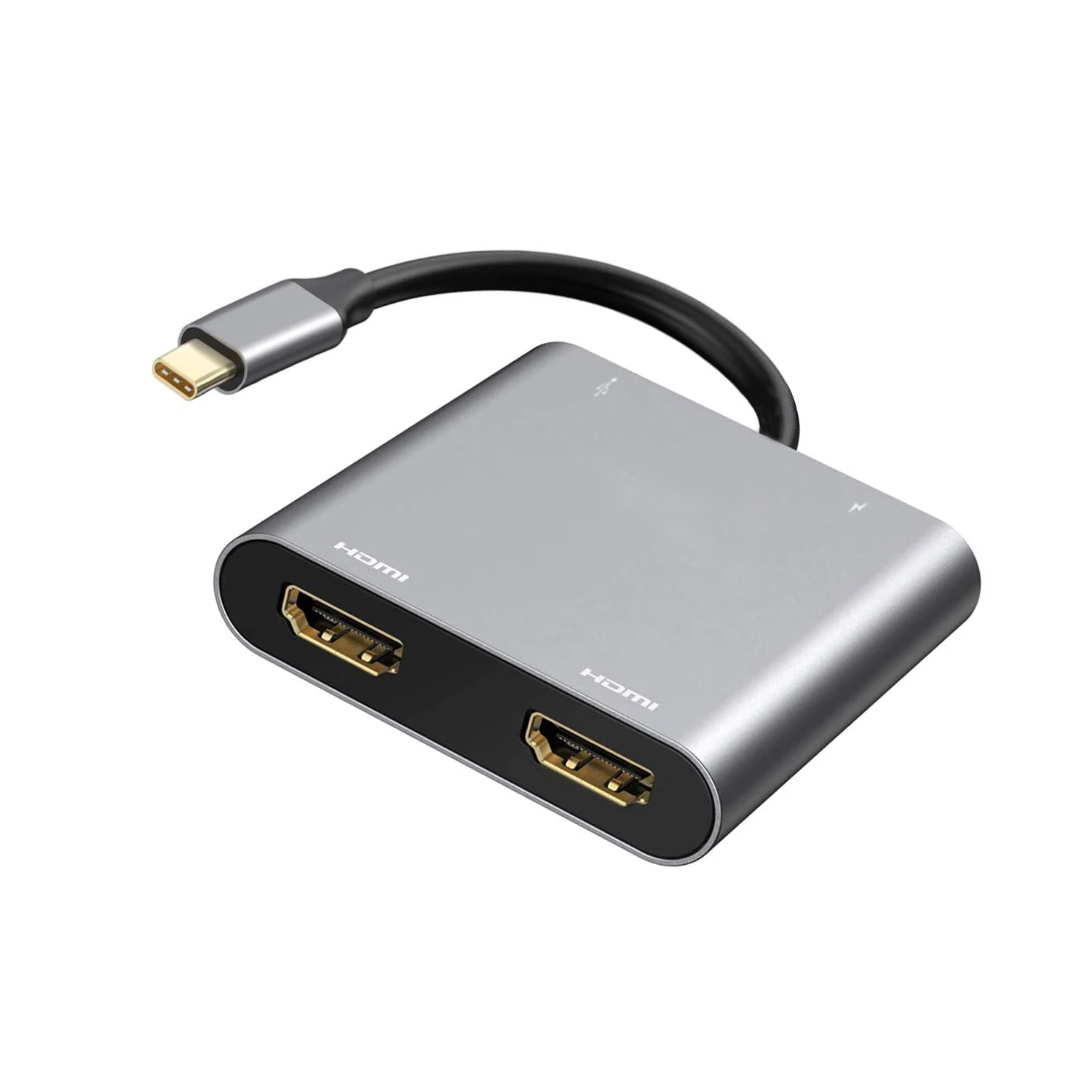 Usb c ao Adaptador Duplo de Hdmi em tipo Usb c Hub com Hdmi 4k @ 30hz Usb3.0 pd de Carregamento Dupla Tela hd Display Usb-c Adaptador - Imagem 6
