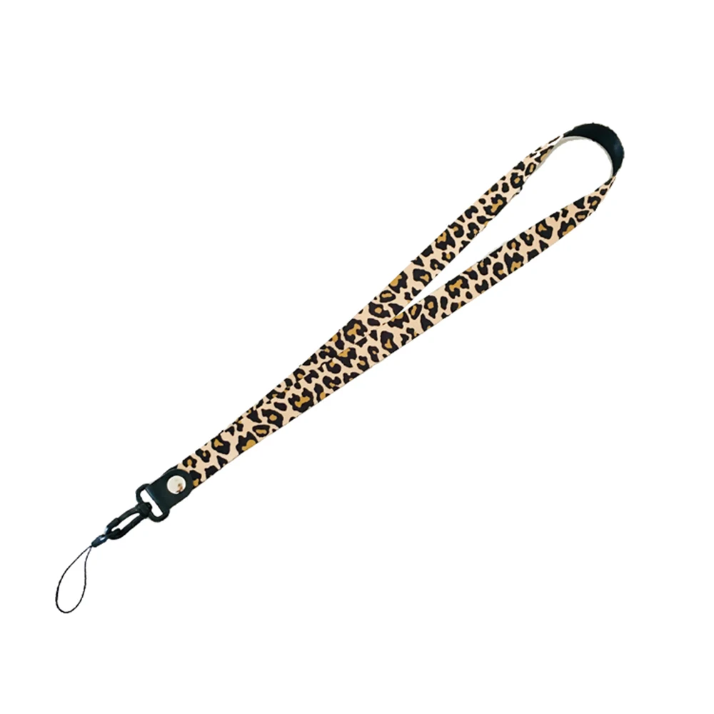 Sexy Leopard Print Neck Straps for Phone Wrist Band Holder for Xiaomi mi 8 mi 9 m8 lite mi max 2 Holder Grip Lanyards for Keys